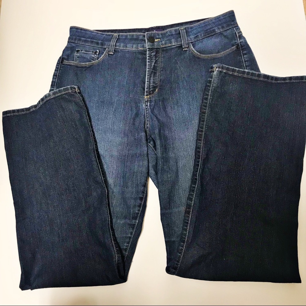 NYDJ  bootcut jeans w/ pocket stitching